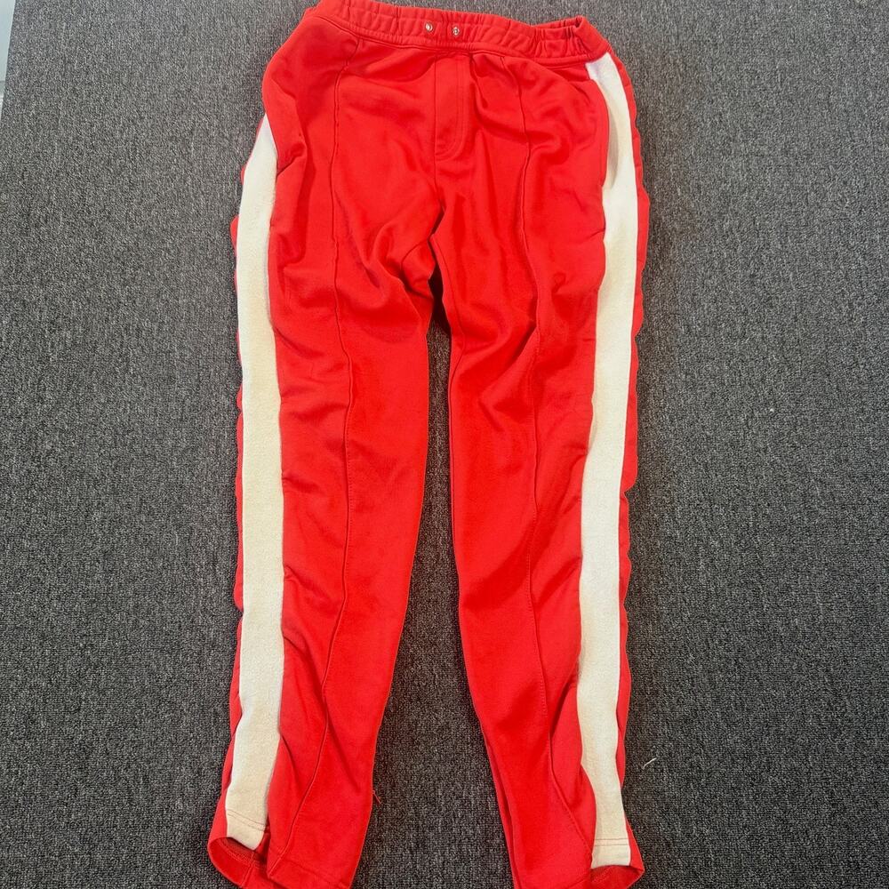 Vintage Y2k Burberry Gold Label Orange Beige Zip Casual Jogger Sweatpants Medium